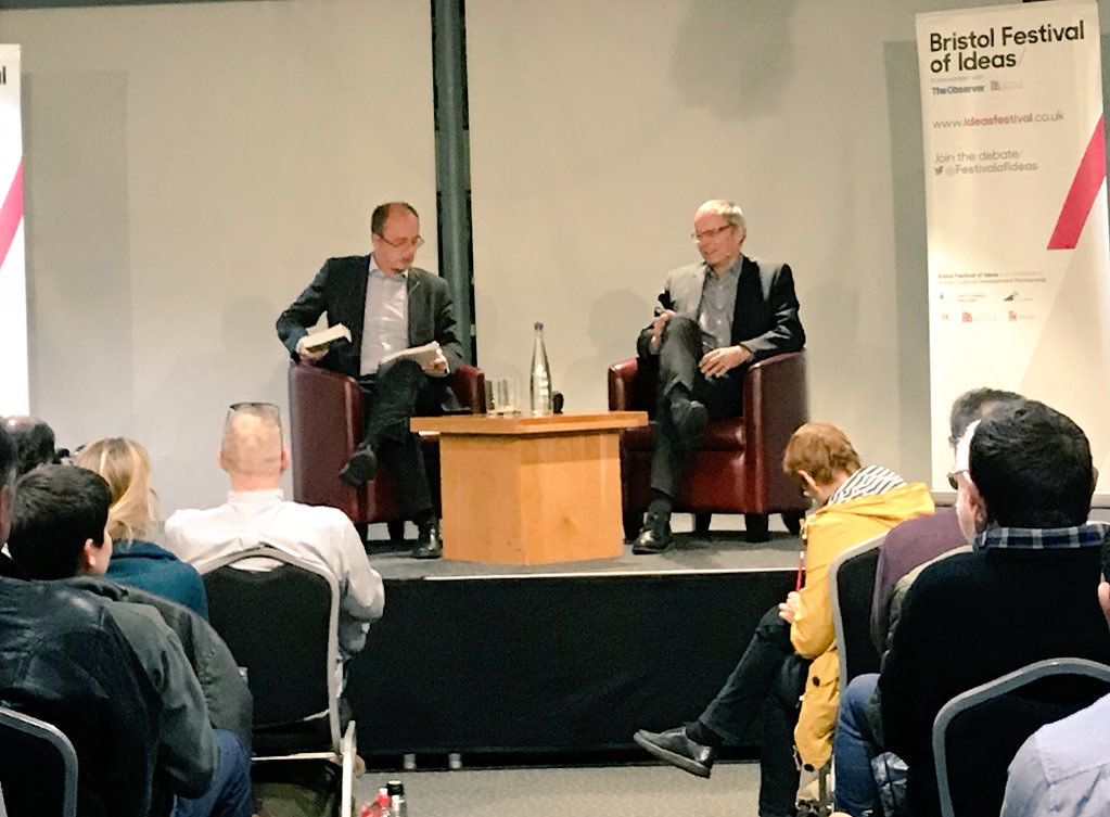 It’s @JeanTirole at #economicsfest being grilled by @ChrisGiles_ https://t.co/lS0xu6k6D5